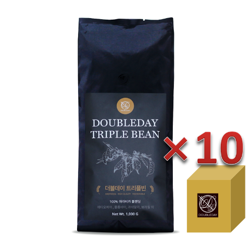 더블데이 트리플빈 100% 아라비카 블랜딩 커피원두 1kg [1박스 10개]